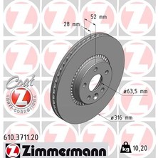 Zimmermann On Fren Dısk Aynası Havalı S60 Iı - 10 15 S80 Iı 08 14 V60 I 10 15 V70 Iıı 10 15 XC70 Iı 07 14 V60 06 14 Ford S-Max 10 15 Galaxy 10 15 2.0 Ecoboost - 2.2 Tdcı / Freelander 2 3.2
