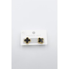 Royaleks Vc Yonca Küpe - Siyah