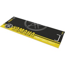 Sevgent Yamaha Uyumlu Sarı Desenli 80 x 220 cm Kaydırmaz Motosiklet Halısı