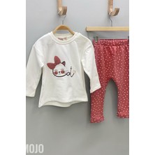 Mojo Bebek Mojo Kız Bebek 6-18 Ay Kedili Ikili Takım 118420 Ekru