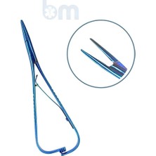 Barışhan Medikal Mikrocerrahi Mathieu Iğne Tutucu Mavi 5.5 Inç Avuç Içi Cerrahi Eğitim Materyali