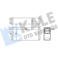 Kale 354950 Kalorifer Skoda Favorıt-Felıcıa I-Felıcıa Iı-Volkswagen Caddy Iı 097916027H-115972071