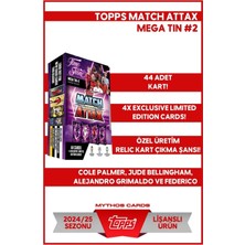 Topps Toyfest Match Attax 24/25 Mega Tin 2 - Futbol Temalı 44 Kart + 4 Limited Edition Kart
