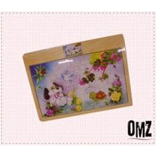 Empressco Ahşap Eğitici 4'lü Puzzle, Bebek ve Çocuklar Için Aktivite Oyunu