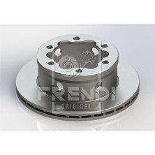 Frendi Frendı 24142 - Fren Dıskı Arka Mercedes Sprınter B901 B904 . Vw Lt 28-35-46 Cıft Teker