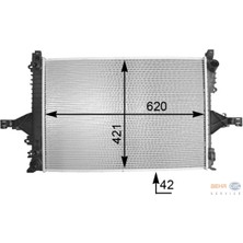 Mahle Radyatör Volvo S60 01 10 S80 98-06 V70 00 07 XC70 00 07