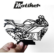 Motiker Yamaha R25 2019-2024 3D Masa Stand Aksesuar Model