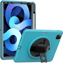 İlk El Grup iPad Pro 11 (2018) Kılıf Hand Strap Tablet Kılıfı - Turkuaz
