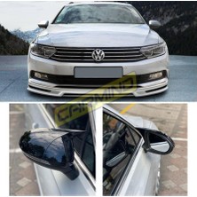 Carmind Vw Passat B8 Batman Yarasa Ayna Kapağı Piano Black 2017-2019