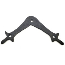 Mepura Antika Tarz Dekoratif Pirinç Zambak Gönye - Üst, 107X107 Mm, Oksit