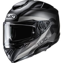 Hjc RPHA72 Phyta MC5SF Kapalı Motosiklet Kaskı Siyah Gri