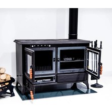 Volkan Sirus Maksi Dik Fırınlı Şömine