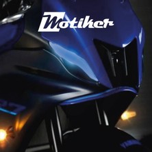 Motiker Yamaha Yzf-R7 Far Sticker Far Folyo Renkli Açık Mavi