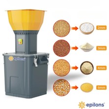 Fırsatkolik Epilons 55L 1300 W Profesyonel Tahıl Yem Öğütücü – 9 Paslanmaz Elek Hediyeli