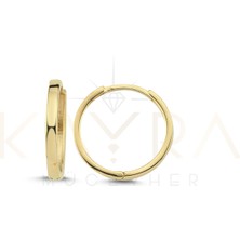 Kayra Mücevher Altın Halka Küpe AHK56