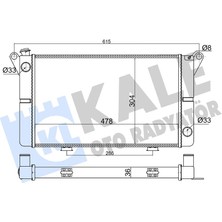 Universal Radyatör Renault R12 Toros Tl,tx,s Alüminyum Mekanik 36MM