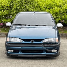 Caralp Renault 19 Europa 1994-2001 Uyumlu Üniversal V2 Laguna Lip Esnek Ön Lip 2 Parça Tampon Altı Dil Karlık Ön Ek