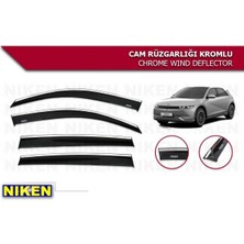 Ioniq Araca Özel Niken Kromlu Cam Rüzgarlığı 2021 2022 2023 2024 2025