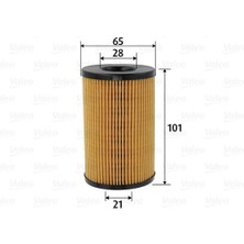 Valeo 586590 - Yağ Filtresi Caddy Iıı-Golf Vı-Jetta Iıı-Iv-Passat-Polo-Tıguan-Touran-T5-Octavıa-Leon-Ibıza-A1-A3-A4