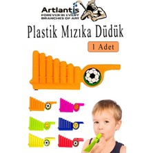 Artlantis Mızıka Düdük 1 Adet Plastik Mızıka Plastik Düdük Nostalji Mızıka Oyuncak Karne Sınıf Çocuk Hediye