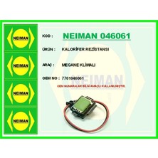 Universal Kalorifer Rezistansı Megane Klimalı