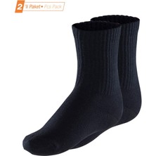 Blackspade Çocuk Termal Çorap 2. Seviye 2'li Paket 9995 - Siyah