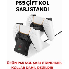 MyBlack Ps5 Dualsense /ps5 Slim/ps5 Pro Gamepad Hızlı Şarj Istasyonu Çift Kol Şarj Ünitesi