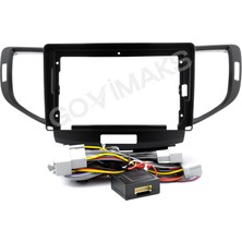 Govimaks HONDA ACCORD 2009-2015 UYUMLU 9'' ANDROID MULTİMEDYA ÇERÇEVESİ - SOKET