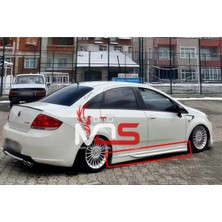 S57 Garaj Fiat Linea Custom Marşpiyel Sağ Sol Takım Fiberglass Boyasız