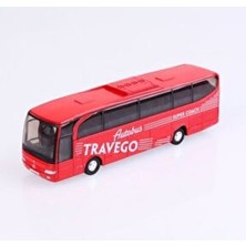 Welly Mercedes Travego ve Neoplan Starliner Metal Çekbırak Otobüs
