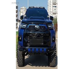 Roal Tunıng 2015+ Model Üzeri Uyumlu Toyota Hilux Ön Shark Tampon Koruma Demiri