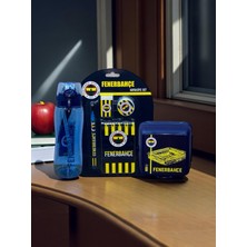 Fenerbahçe Taraftar 4 Bölmeli Beslenme Kutusu 750 ml Matara Kırtasiye Seti