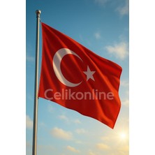 Türk Bayrağı Raşel Kumaş 50X75 cm