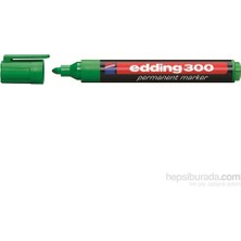 Edding 300 Her Yüzeye Yazan Çok Amaçlı Markör Plastik Gövdeli Yeşil