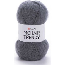 Yarnart Mohair Trendy 114 Koyu Gri