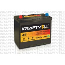 Aku 12V 45 Ah NS60 (238X129X227) Dar Tam Kapalı Ters