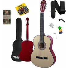 Midex CG-270NT Klasik Gitar 4/4 Yetişkin Boy Sap Ayarlı Full Set