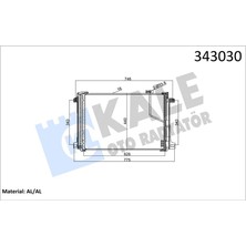 Kale Klıma Radyatoru Mercedes W204 S204 C204 C218 W212 A207 C207 X204