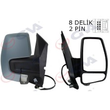 GVA Dış Dikiz Aynası Sağ Transit Custom V362 12 17 Mekanik Astarlı Sinyalli