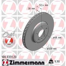 Zimmermann Ön Fren Aynası Havalı A4-A4 Avant 1.8 Tfsı/2.0 Tfsı/2.0 Tdı/2.7 Tdı/3.0 Tdı/3.2 Fsı Quattro/s4 Quatt 986479468-DF6015S