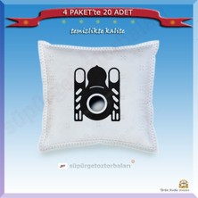 Arçelik S 6870 Süpürge Toz Torbası 20'li, Beyaz, Yüksek Performanslı, Dayanıklı, Kullanışlı Paket