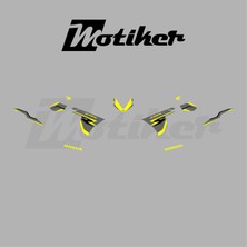 Motiker Honda Cbr 125R-RR Tasarım Motosiklet Sticker Model 3