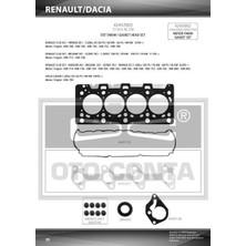 Universal Motor Takım Contası Üst (Otoconta Teflon Keçeli Subap Lastikli) Renault Megane Clıo Logan Sandero 1. K9K 712-714-718-724-760-792-796