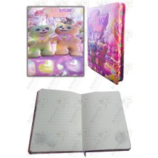 Artlantis Kokulu Not Defteri 1 Adet Puffy Cute 13X18CM 96 Yaprak Çizgili Pofuduk Defter Kız Hediye Defter
