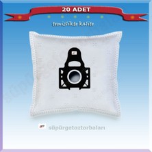 Arçelik S 6360 Süpürge Toz Torbası 20'li, Uyumlu ve Kullanışlı Temizlik Seti