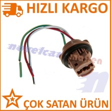 Maflen T20 Büyük Dipsiz Çift Duy 7443 Soket Ucu Kablolu DUY-S1865