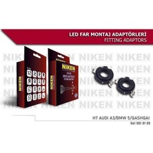 Audi A3 LED Xenon Montaj Aparatı H7 Uyumlu Niken