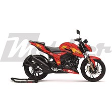 Motiker Tvs Rtr 200 Kaplama Sticker Etiket Modeli Mcqueen Kırmızı Sarı