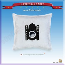 Bosch Bbz 2 Af 2 Süpürge Toz Torbası, 4 Paket, 20 Adet, Beyaz