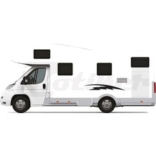 Motiker Karavan Yıldırım Sticker Etiket